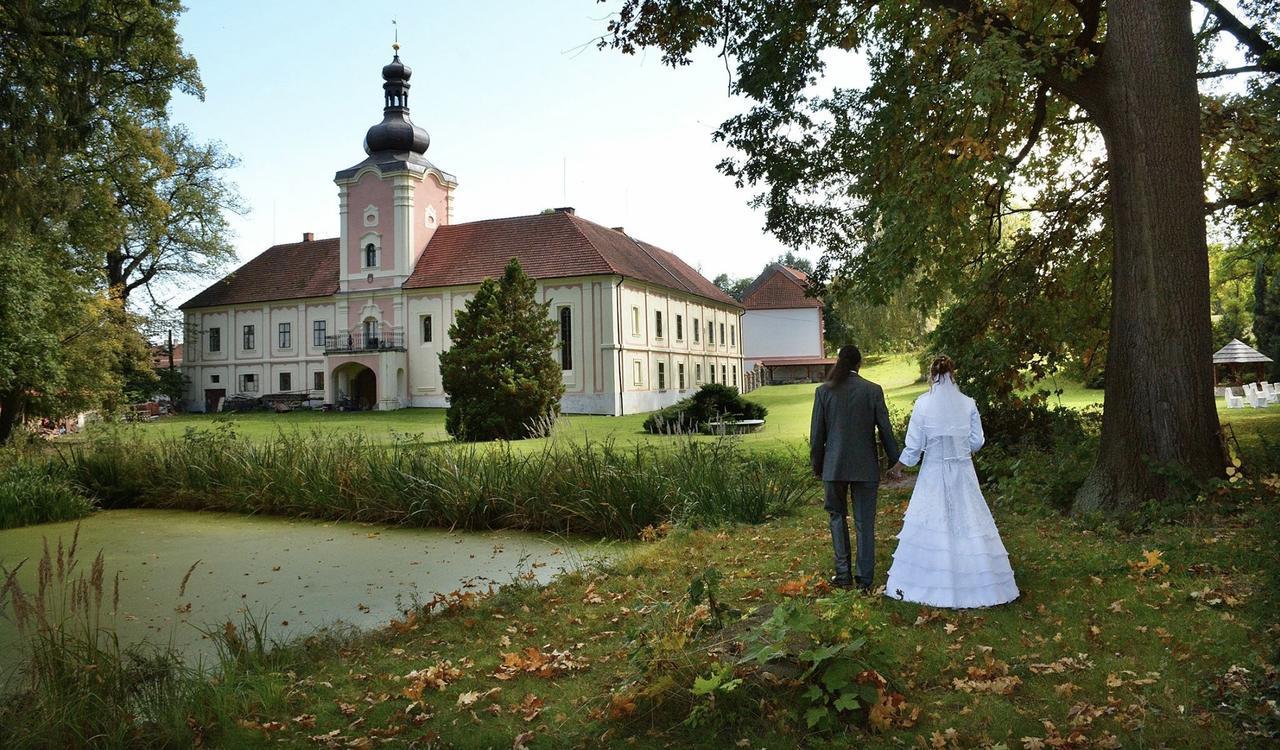 Penzion Zamek Lesany Netvořice Buitenkant foto